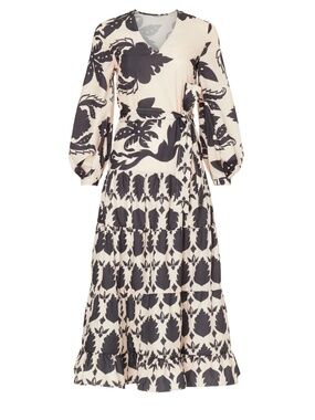 Area Stars Leaf Midi Dress - size small